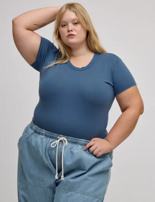 Baby Tee - French Blue