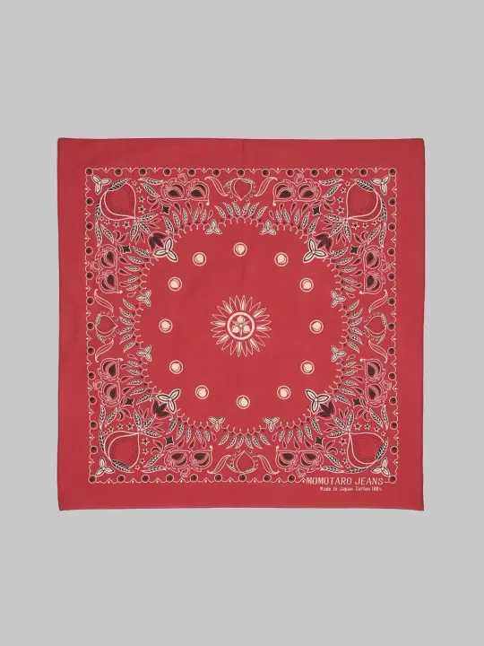 Momotaro Jeans AS-60 Original Bandana Red