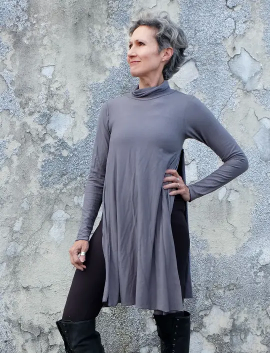 Turtleneck Vented Wanderer Tunic