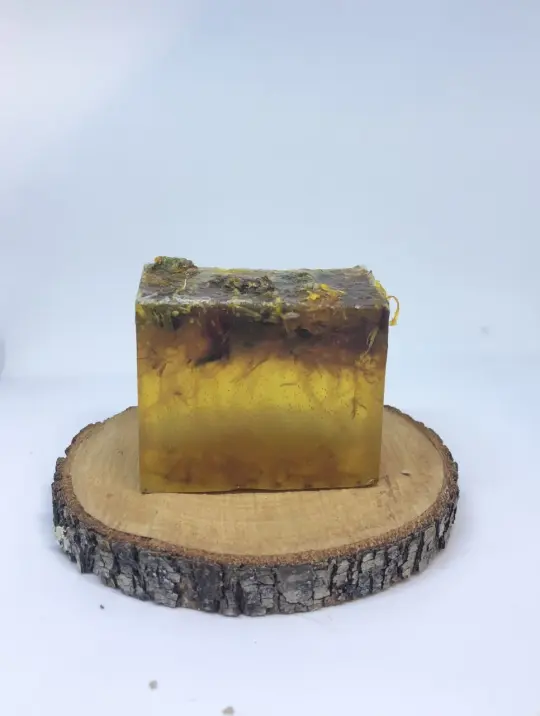 Margarita Tangerine Homemade Soap with Calendula Petals