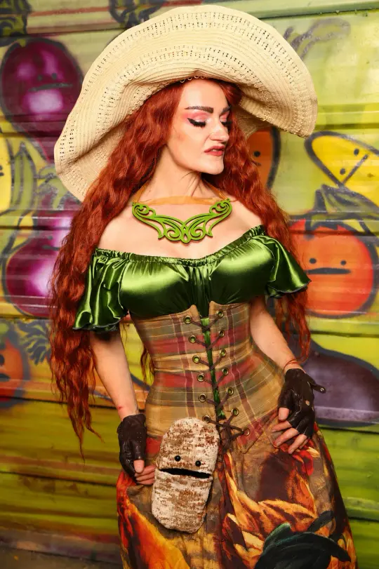 Wench Underbust Corset in Cider Mill Plaid - The Hoedown Throwdown Collection