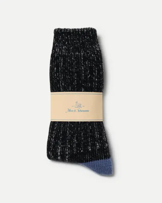 Sturdy Merino Wool Melange Socks