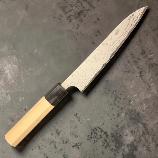 Masakage Shimo White #2 Damascus Petty 150 mm