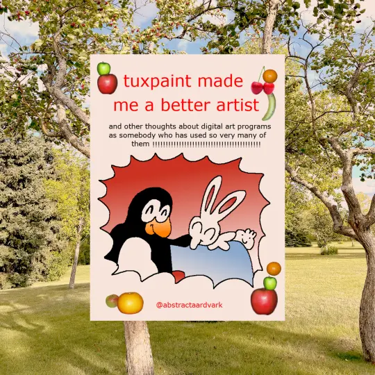tuxpaint made me a better artist-zine