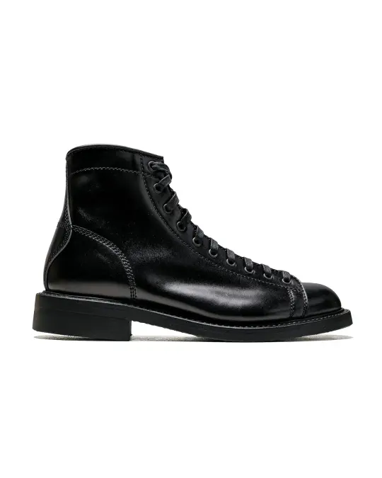 John Lofgren Bootmaker Monkey Boots Shinki Hikaku Shell Cordovan Black Ops