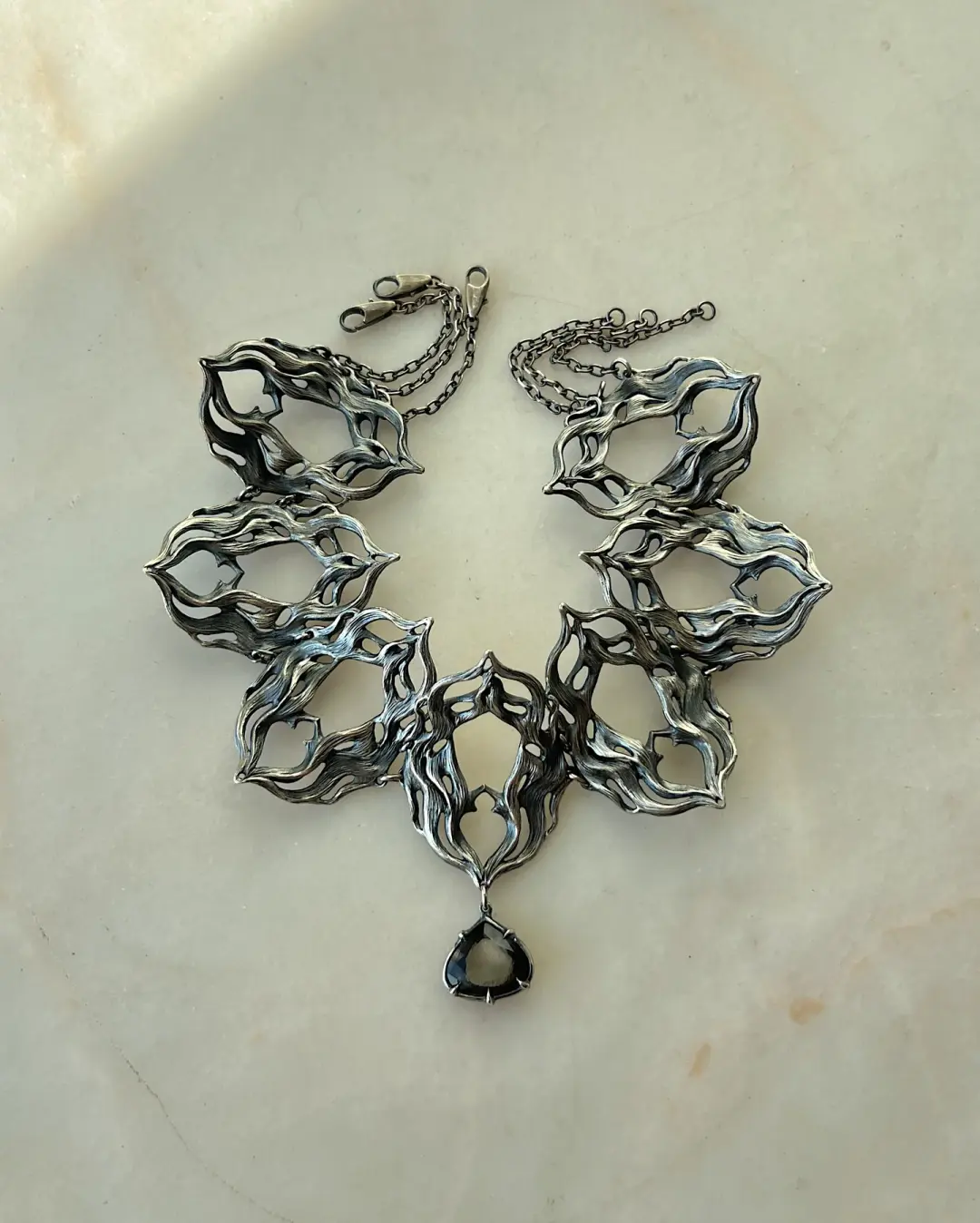 Joan Wept! // Moss Aquamarine Necklace