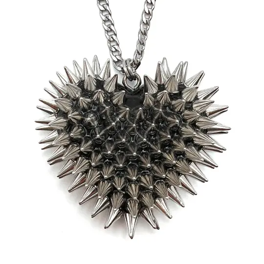 Spiked Heart Necklace