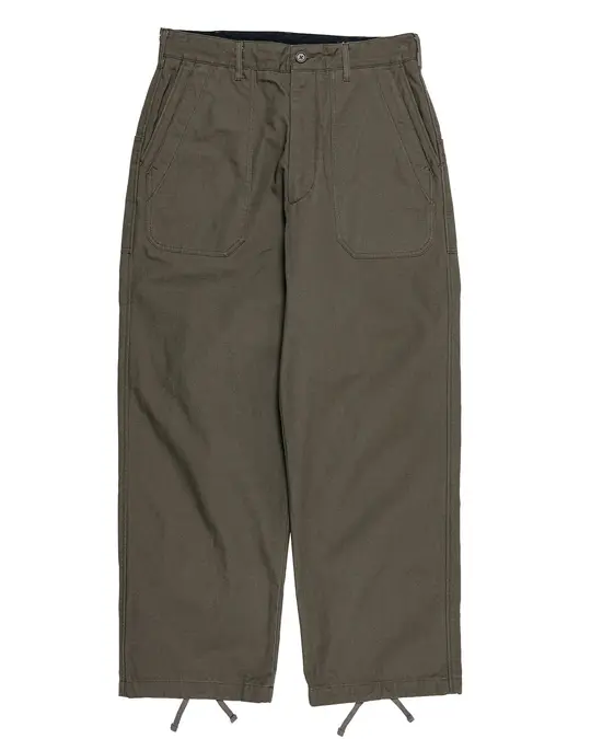 Engineered Garments Security Pant Olive Heavyweight Cotton Ripstop
