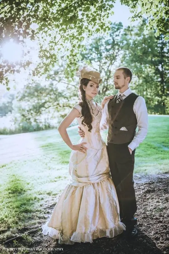 Victorian Bustle Gown