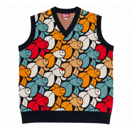 Muted Goldfish Vest (NOVEMBER PREORDER)