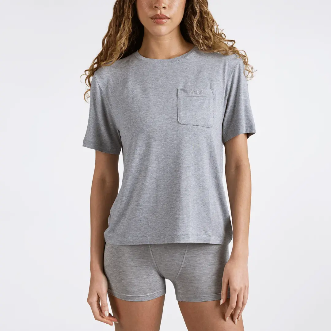 Sleep Short Sleeve Tee Heather Grey