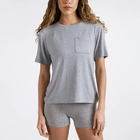 Sleep Short Sleeve Tee Heather Grey