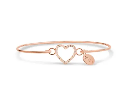 Pavé Icon Bracelet Open Heart