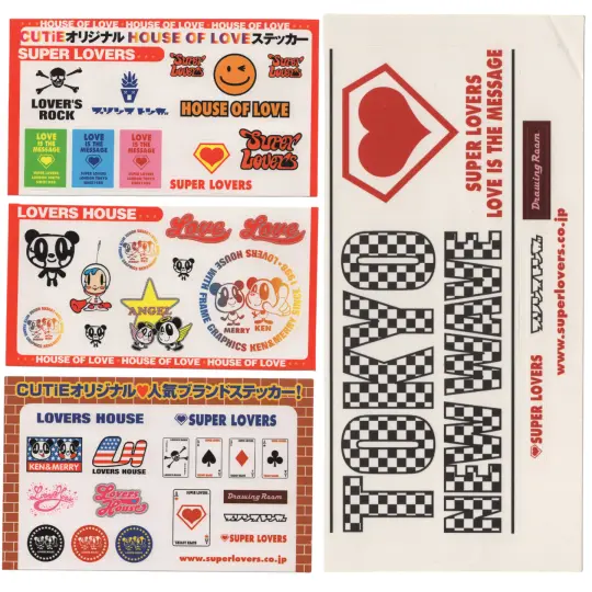 lover's house stickers