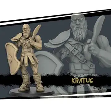 kratus gladiator miniature for role playing games