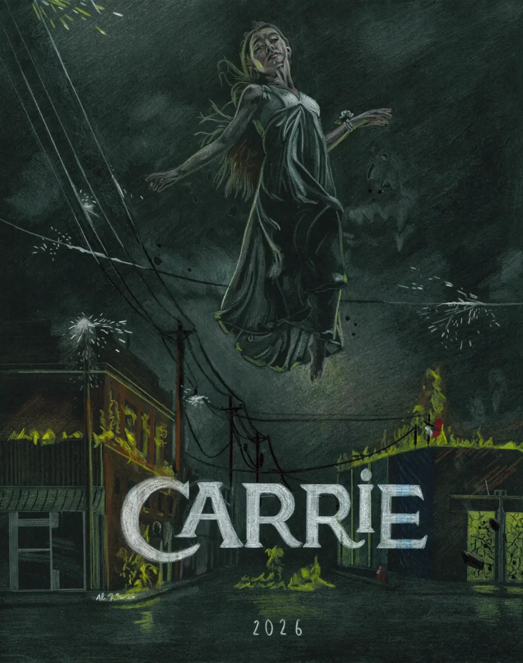 “What happened the night of The Black Prom?” CARRIE 2026 Art Print