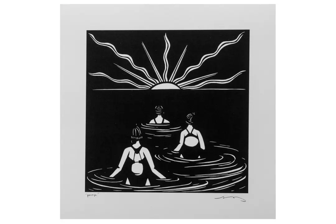 "Pause" 12x12" Print