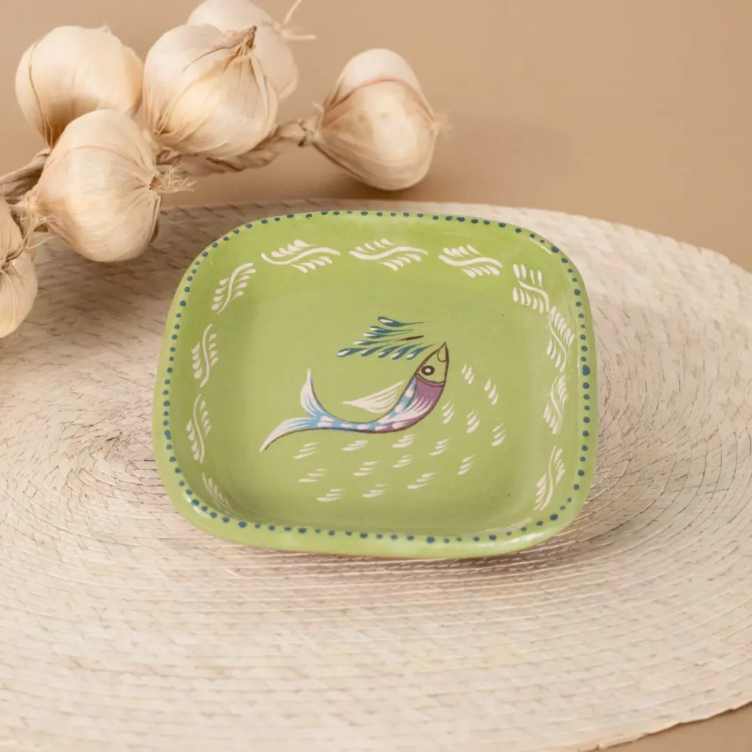 Peces de Capula Small Square Trinket Dish