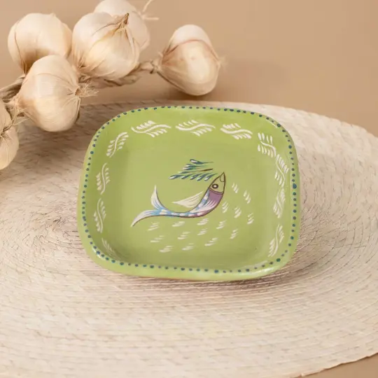 Peces de Capula Small Square Trinket Dish