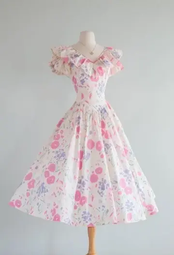Dreamy Floral Prom Dress ,Chiffon Corset Maxi Summer Dress Birthday Dress RS1233