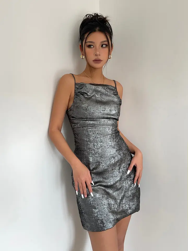 Flash suspender dress sexy hot girl evening holiday short skirt R3072