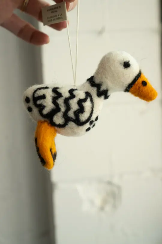 Fowl - Felted Wool Ornament