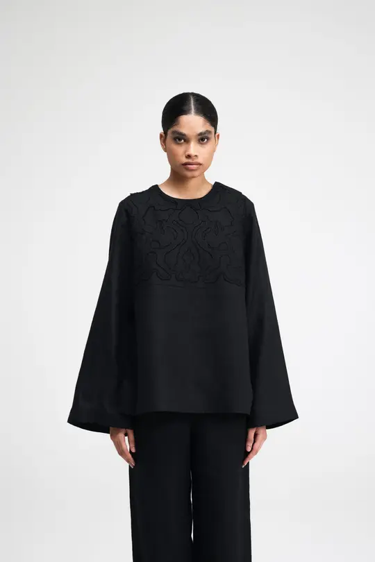 Tami Hand-Embroidered Top