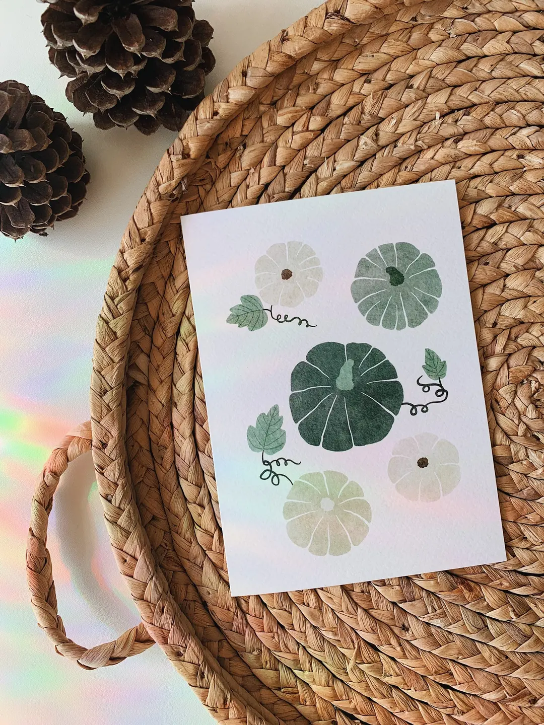 Pumpkin Harvest Greeting Card
