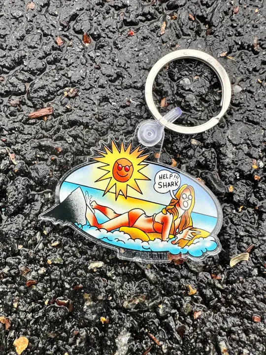 Jaws Billboard keychain