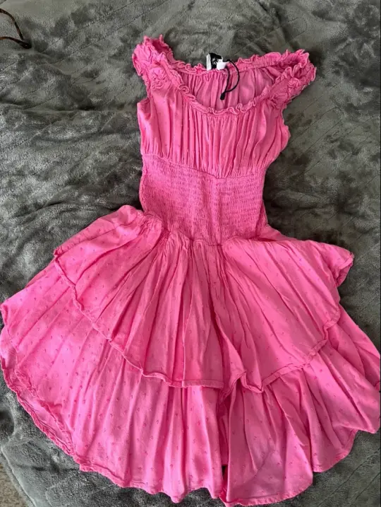 Hot Barbie Pink Homecoming Dress ,A-Line Jewel Corset Short Prom Dress RS972