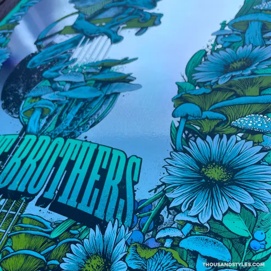 The Avett Bros. Official Gig Poster 6.18.23 Oklahoma City OK - Variant 2