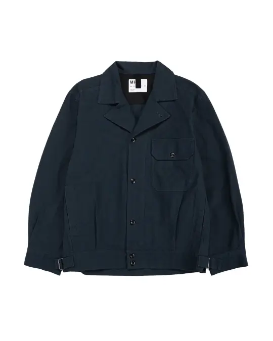 MHL Utility Jacket Washed Cotton Ripstop Ink
