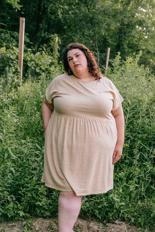 Porch Dress in Foxfibre® Flicker