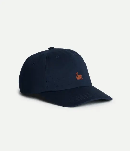 Swan Logo Cotton Twill Cap
