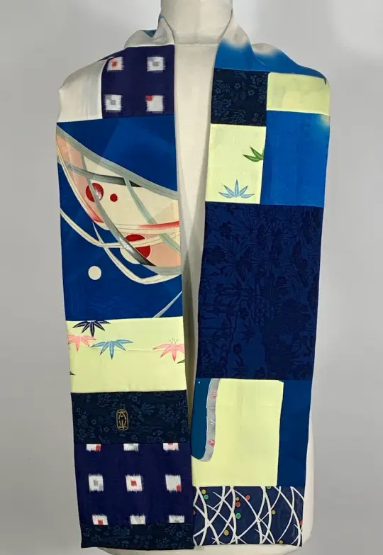 Blue Squared Scarf