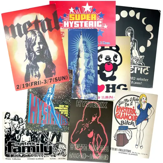 damaged hysteric glamour foam posters
