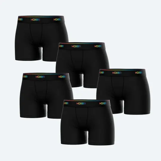 Star Pride Black 5-Pack