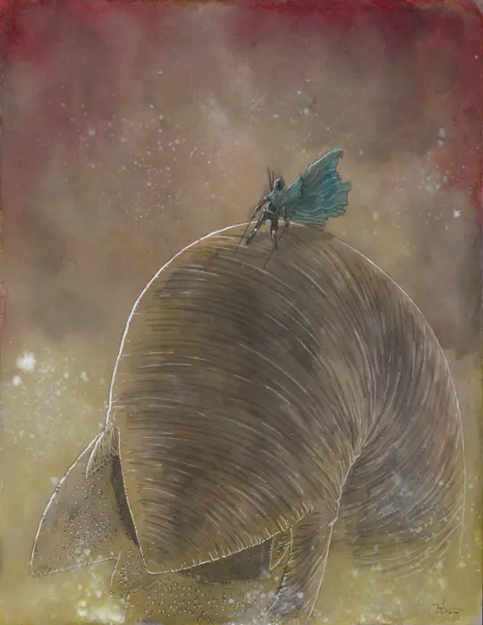 DUNETOBER 29 WORM RIDER