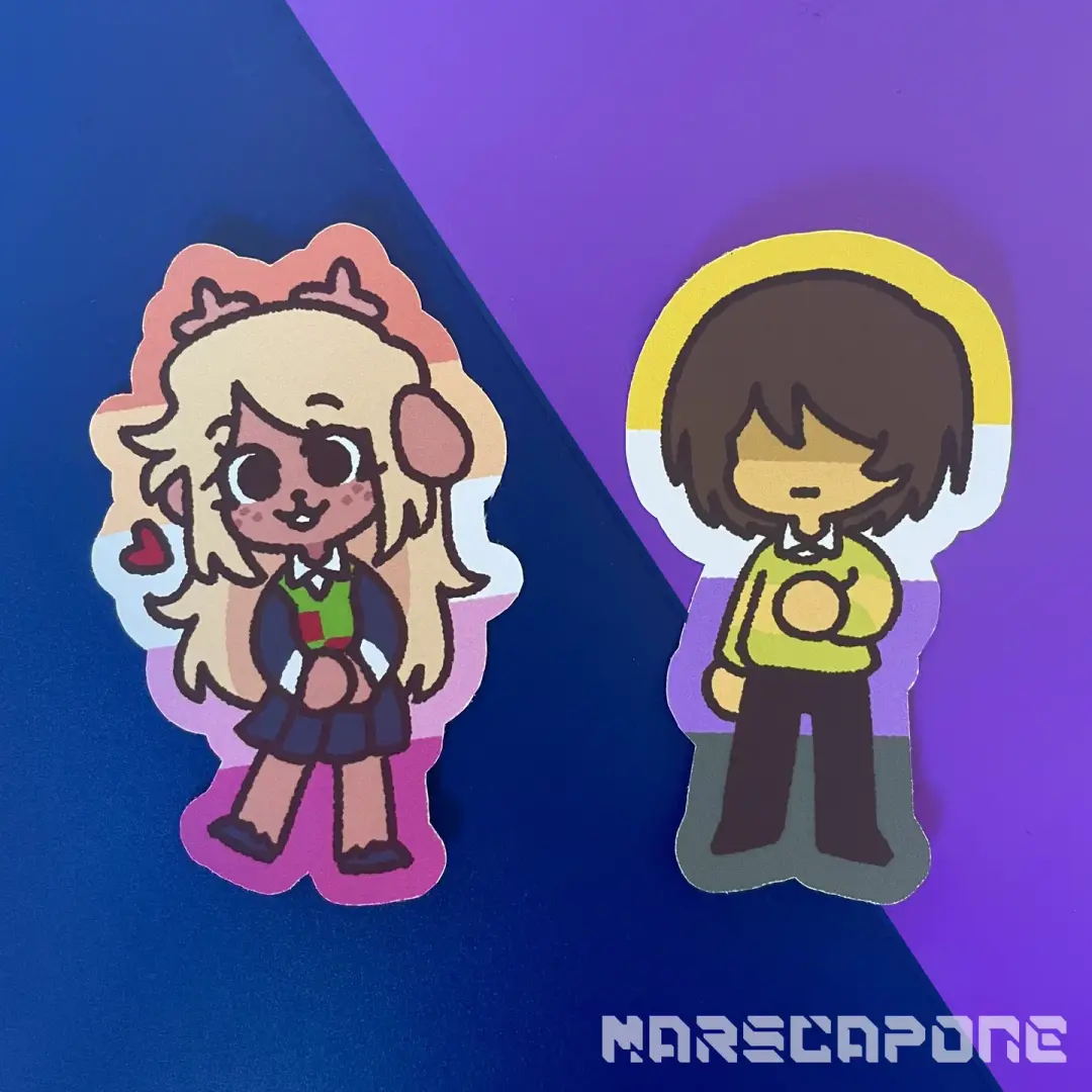 Deltarune Pride Stickers
