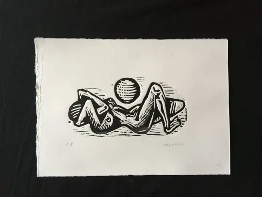 Linocut 8