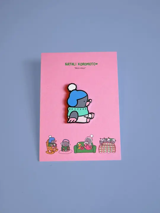 "Mole-idays" Enamel Pin