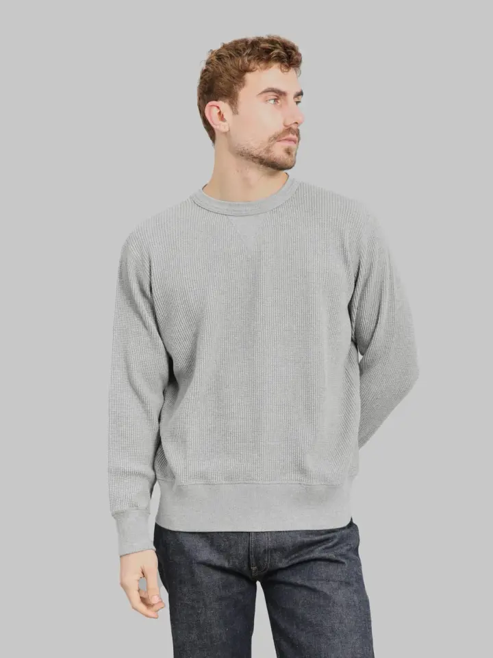 Whitesville Thermal T-Shirt V-Neck Grey
