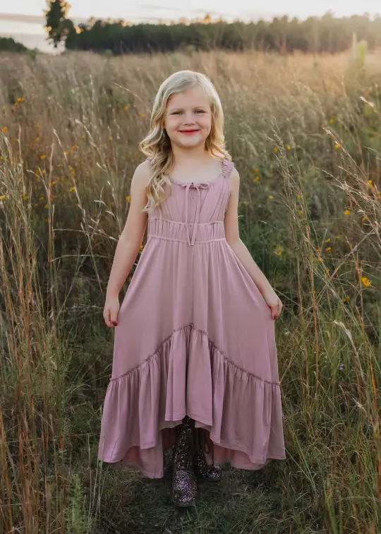 Alora Dress in Lilac