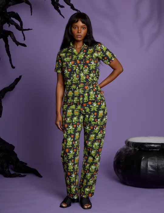 Short Sleeve Jumpsuit - Spellbound
