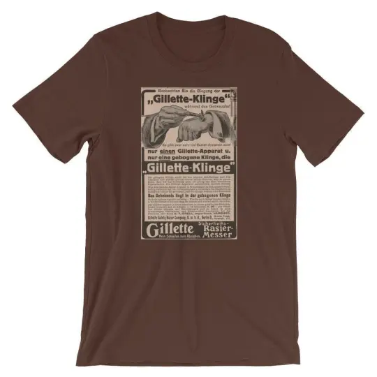 Vintage German Advert Short-Sleeve Unisex T-Shirt