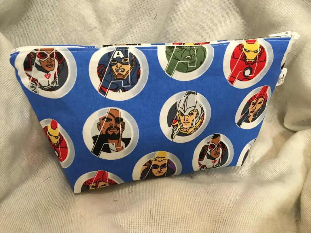 SALE - Super Team Zipper Pouch