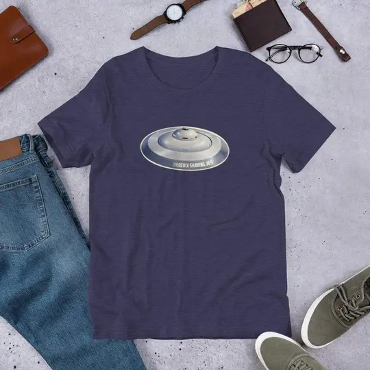 Phoenix Shaving 369 Saucer Short-Sleeve Unisex T-Shirt