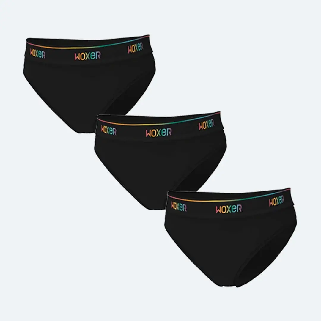 Bikini Pride Black 3-Pack