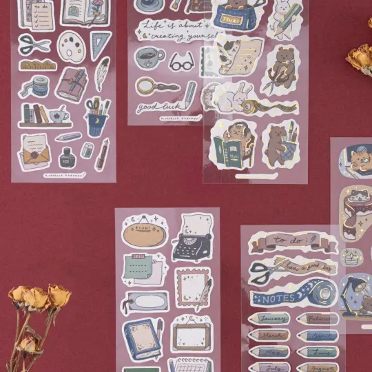 Tsuki ‘Tsuki Studio’ Sticker Set ☾