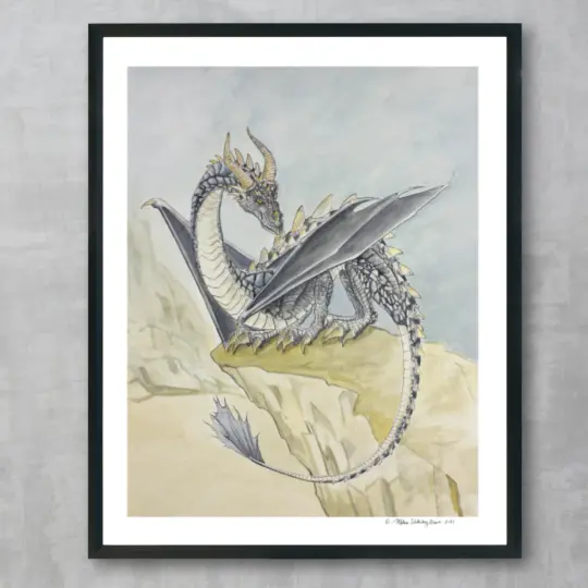 Black Dragon Fine Art Print